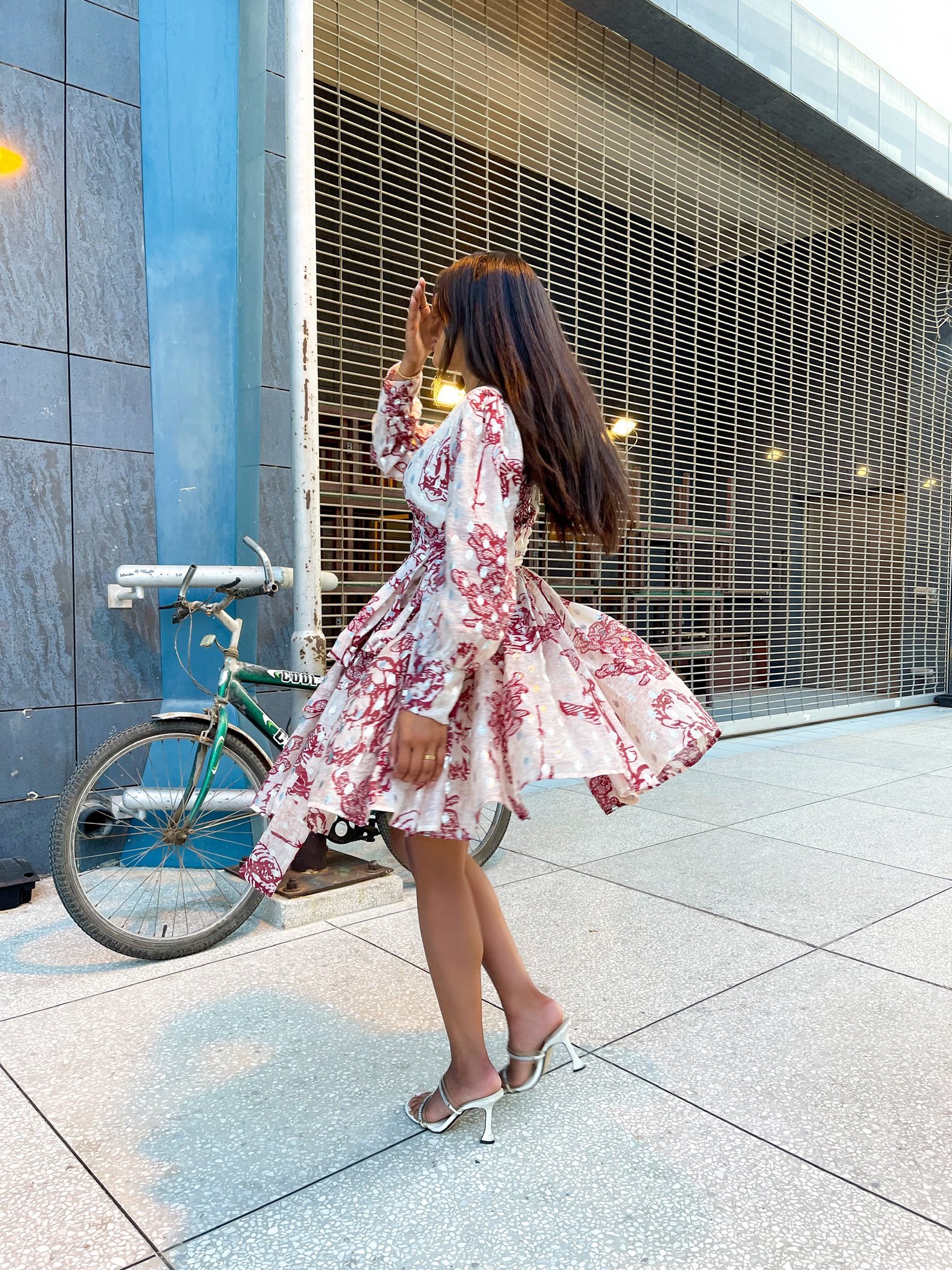 Wrap Ruffle Dress - Image 2