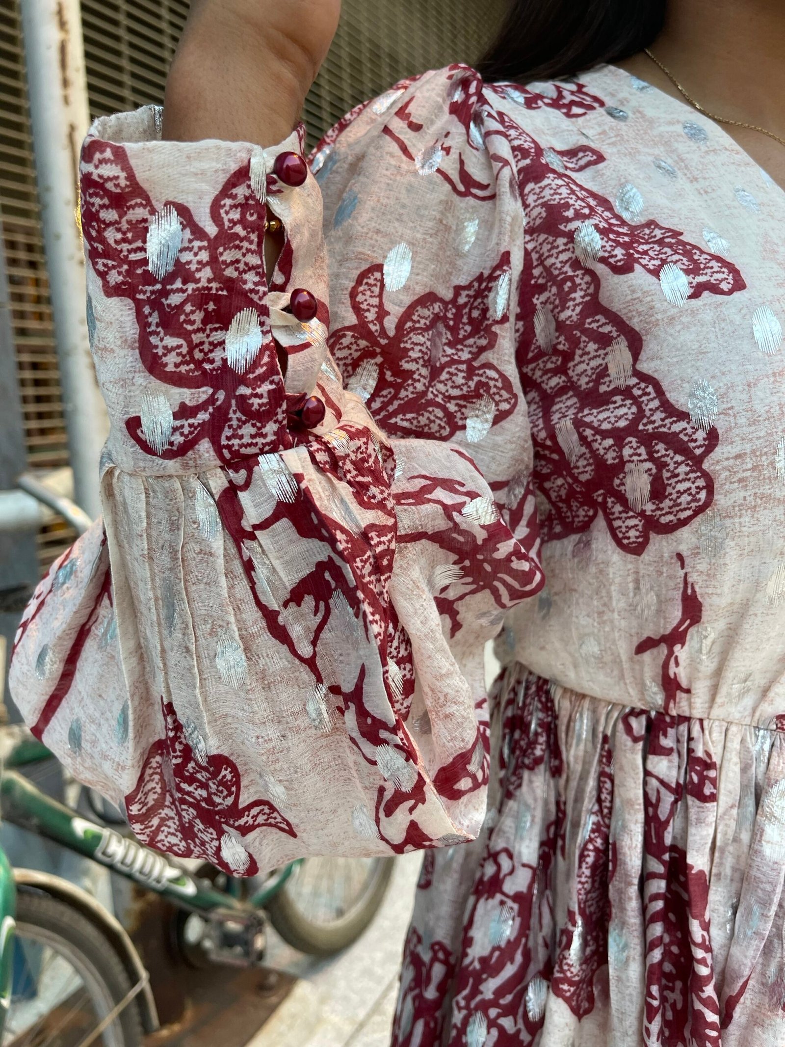 Wrap Ruffle Dress - Image 4