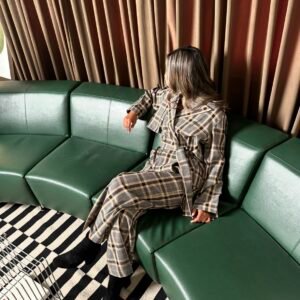 Alternative view of Plaid Set